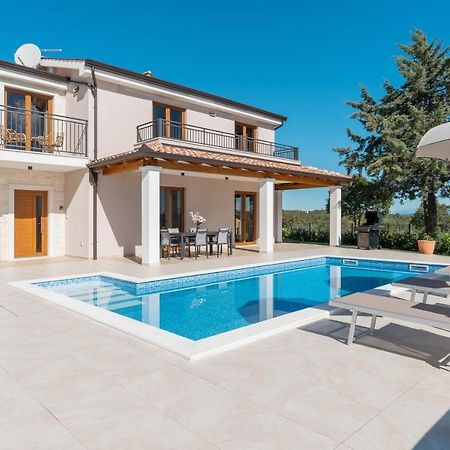 Villa Atop The Village With Stunning View Vizinada Экстерьер фото