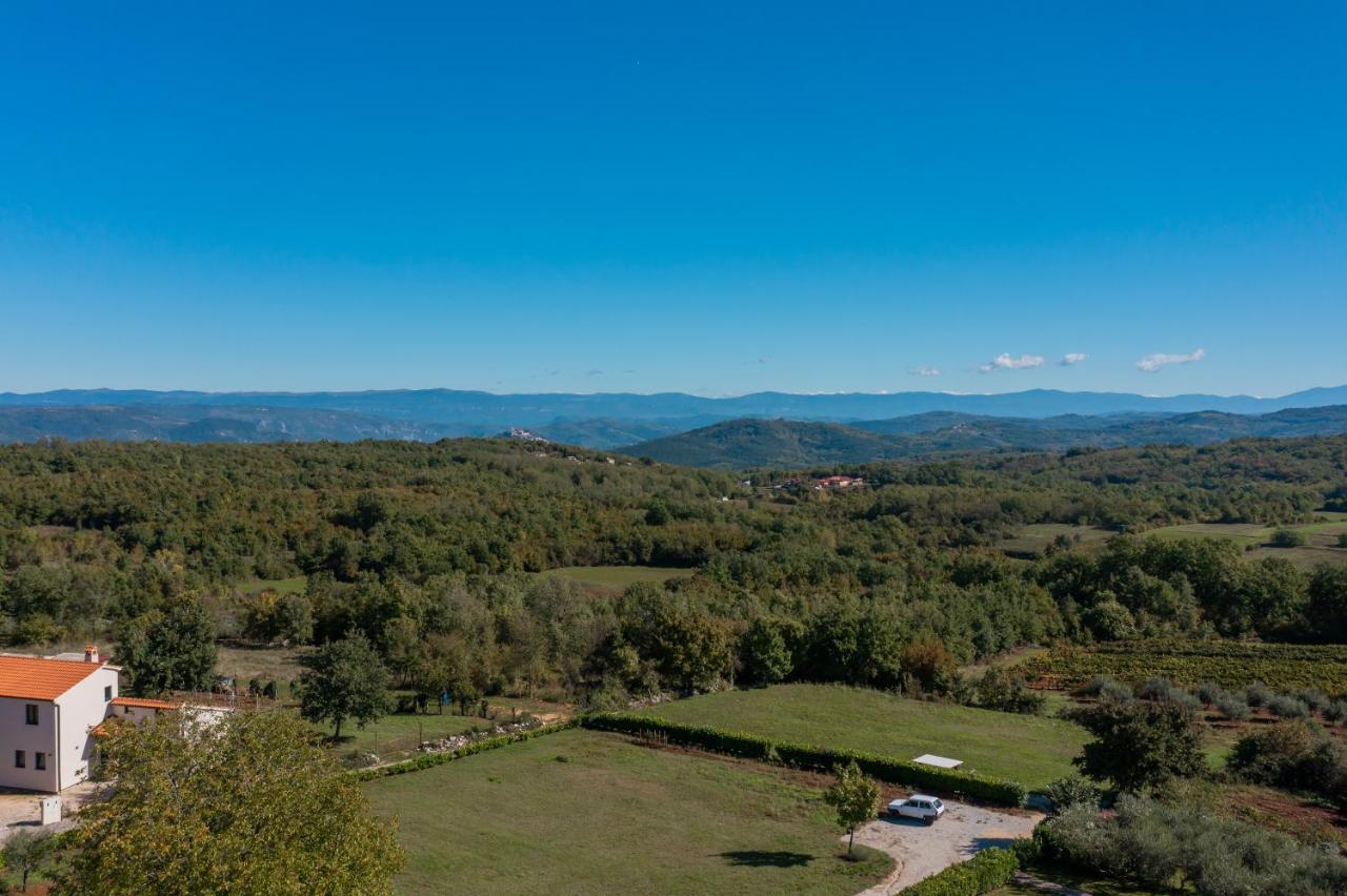 Villa Atop The Village With Stunning View Vizinada Экстерьер фото